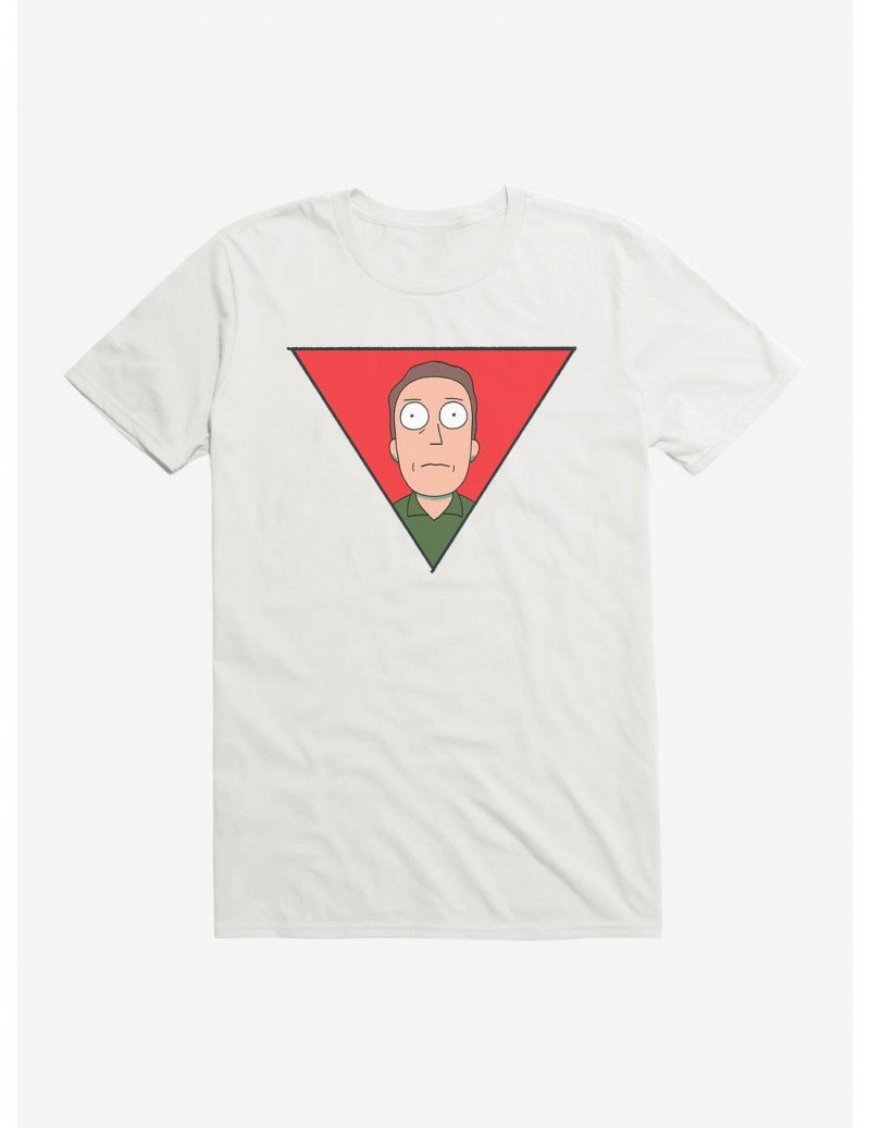 Hot Sale Rick And Morty Jerry Triangle T-Shirt $5.74 T-Shirts