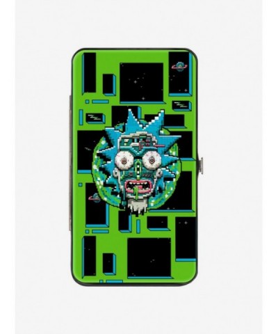 Pre-sale Rick And Morty Logo Faces Hinge Wallet $11.45 Wallets