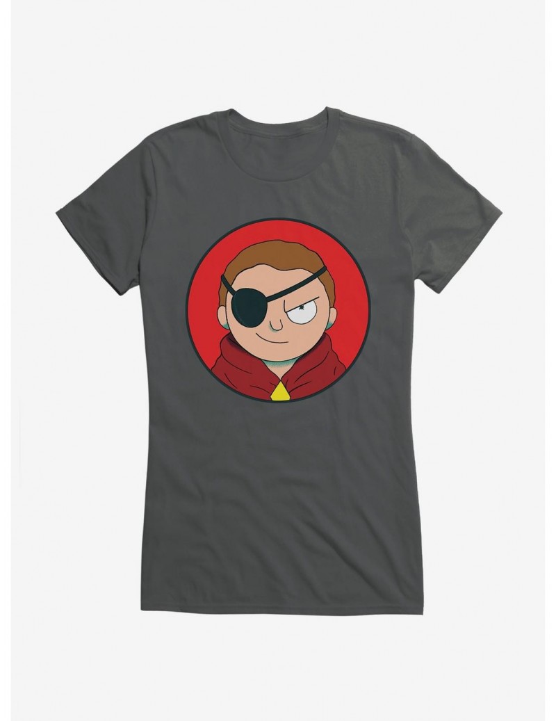 Pre-sale Discount Rick And Morty Eyepatch Morty Girls T-Shirt $9.56 T-Shirts