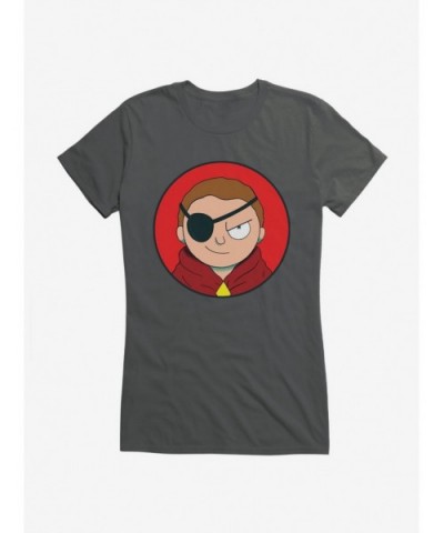 Pre-sale Discount Rick And Morty Eyepatch Morty Girls T-Shirt $9.56 T-Shirts