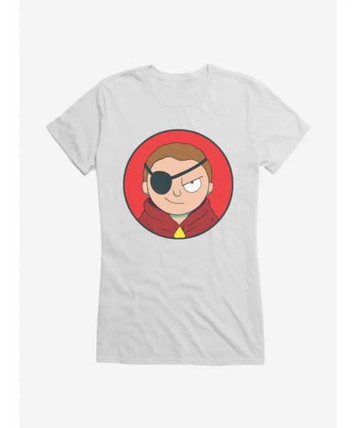 Pre-sale Discount Rick And Morty Eyepatch Morty Girls T-Shirt $9.56 T-Shirts