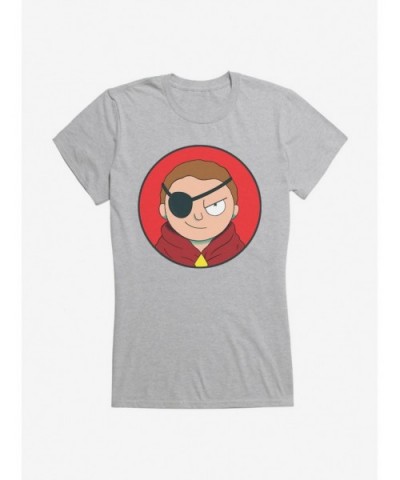 Pre-sale Discount Rick And Morty Eyepatch Morty Girls T-Shirt $9.56 T-Shirts