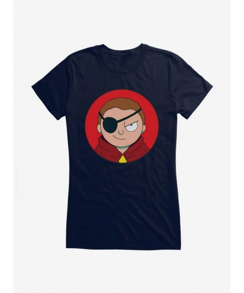 Pre-sale Discount Rick And Morty Eyepatch Morty Girls T-Shirt $9.56 T-Shirts