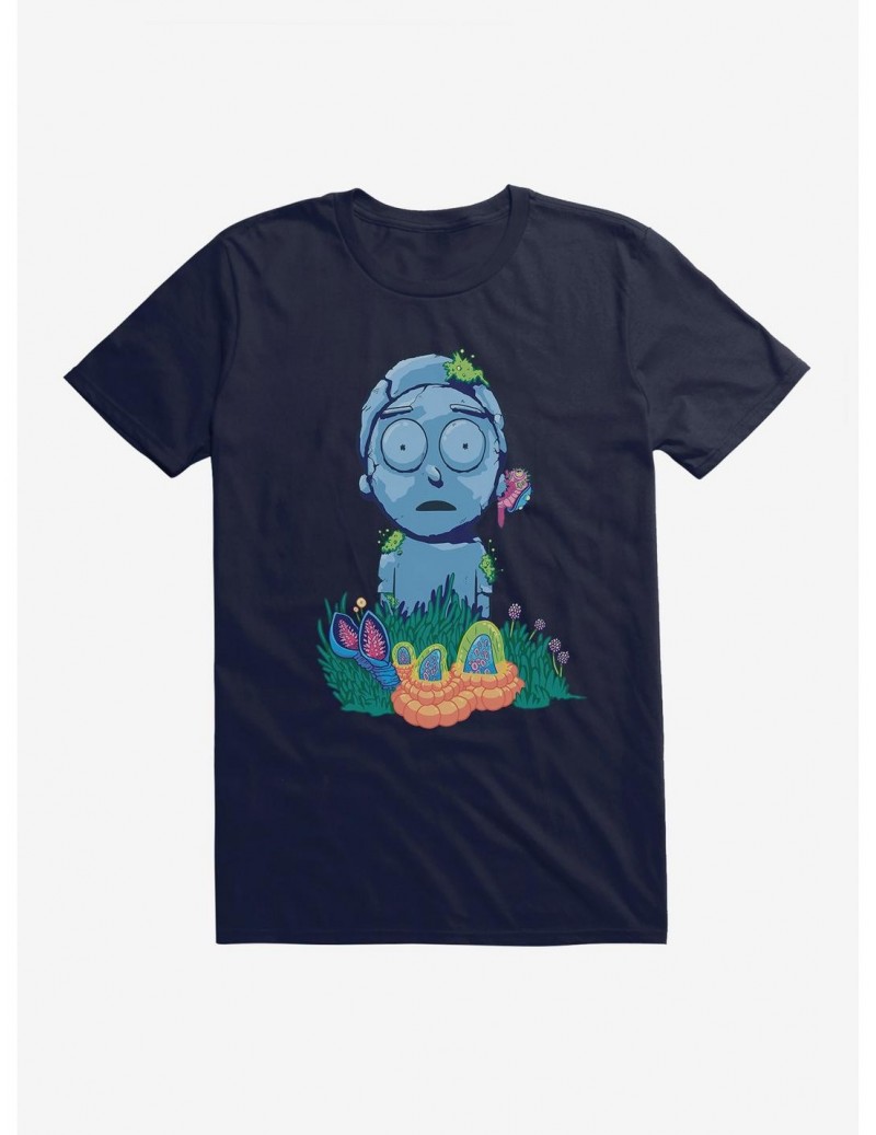 Low Price Rick And Morty Sculpture Morty T-Shirt $8.80 T-Shirts
