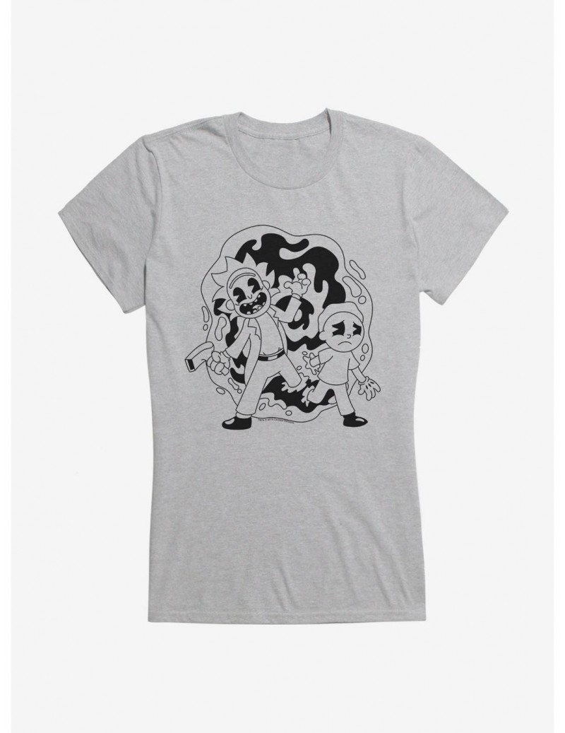 Limited-time Offer Rick And Morty Schwifty Vision Girls T-Shirt $5.98 T-Shirts