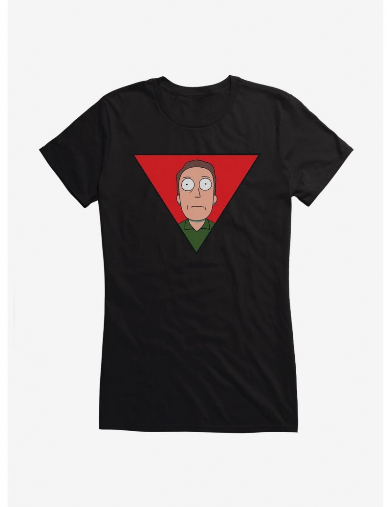 Big Sale Rick And Morty Jerry Triangle Girls T-Shirt $9.36 T-Shirts