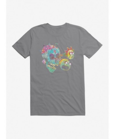 Low Price Rick And Morty Skull Eyes T-Shirt $6.12 T-Shirts