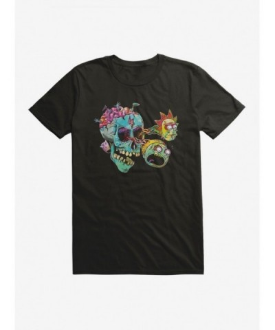 Low Price Rick And Morty Skull Eyes T-Shirt $6.12 T-Shirts