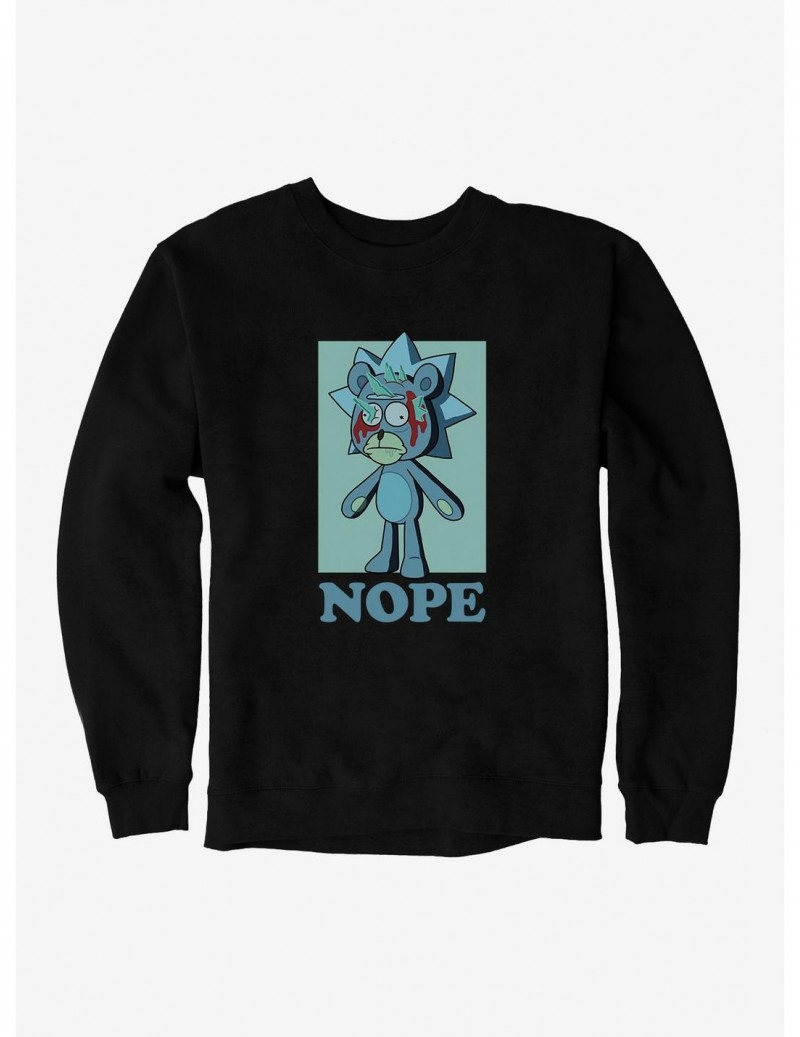 Huge Discount Rick And Morty Nope Sweatshirt $9.15 Sweatshirts