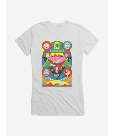 High Quality Rick And Morty Abstract Poster Girls T-Shirt $6.37 T-Shirts