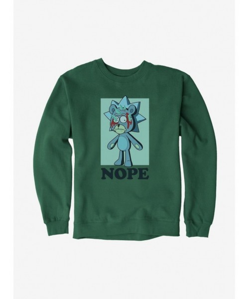 Huge Discount Rick And Morty Nope Sweatshirt $9.15 Sweatshirts