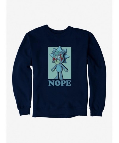 Huge Discount Rick And Morty Nope Sweatshirt $9.15 Sweatshirts