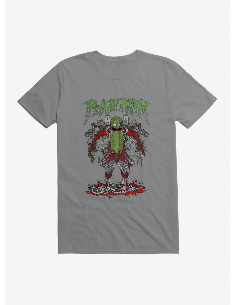 Value for Money Rick and Morty Pickle Rick Robot T-Shirt $7.27 T-Shirts
