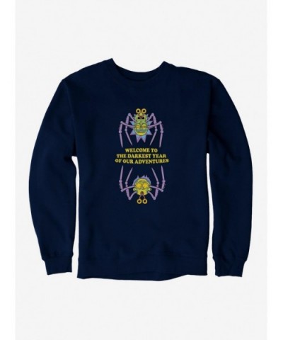 Bestselling Rick And Morty The Darkest Year Sweatshirt $10.63 Sweatshirts