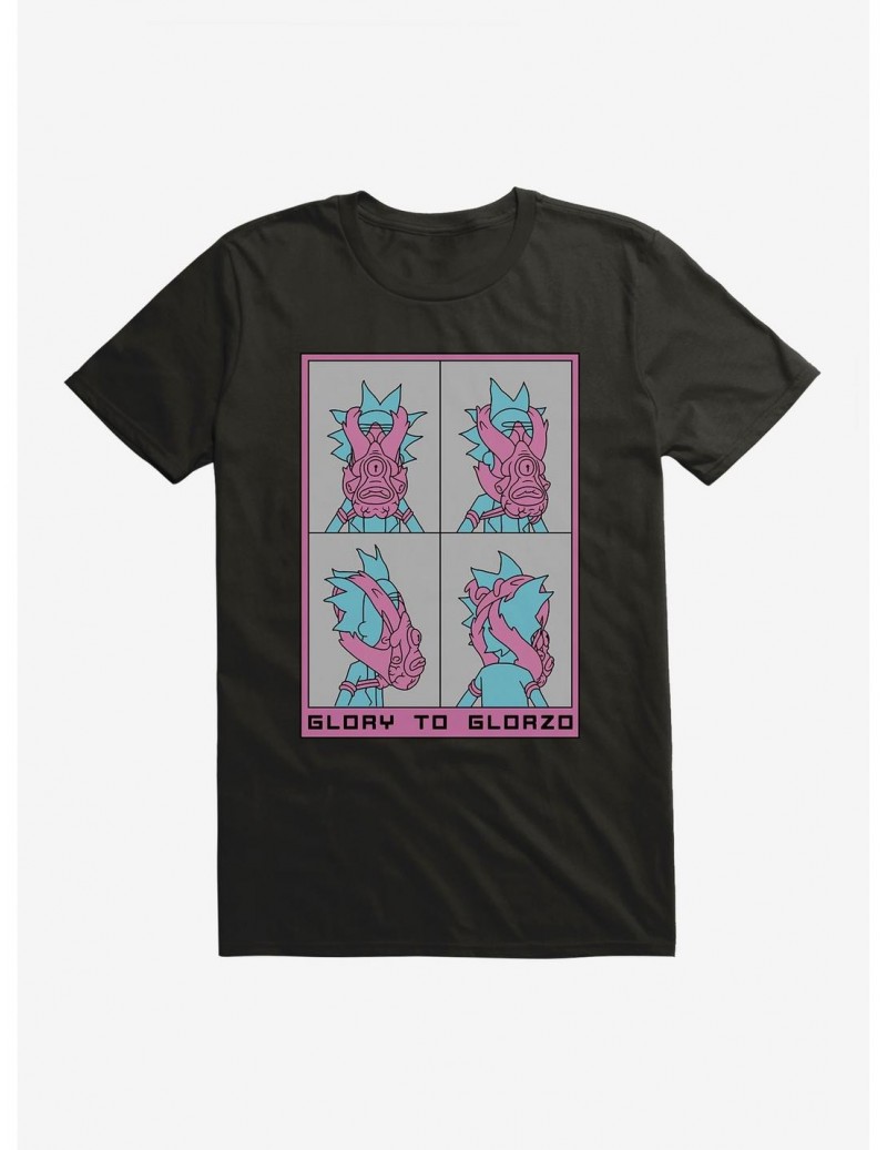 Flash Deal Rick And Morty Glory To Glorzo T-Shirt $7.65 T-Shirts