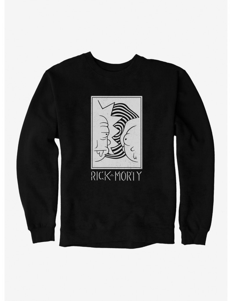 Absolute Discount Rick And Morty Hypnosis Sweatshirt $12.69 Sweatshirts