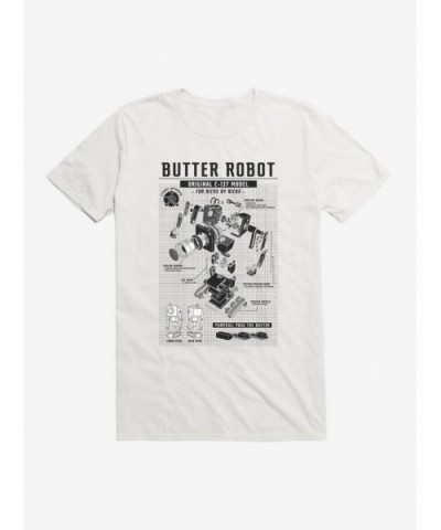 Big Sale Rick And Morty Butter Robot Original Model T-Shirt $8.99 T-Shirts