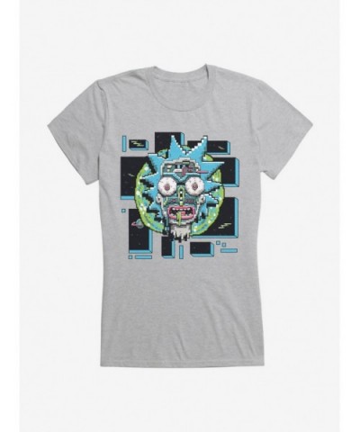 Wholesale Rick And Morty 8-Bit Universe Rick Girls T-Shirt $9.36 T-Shirts