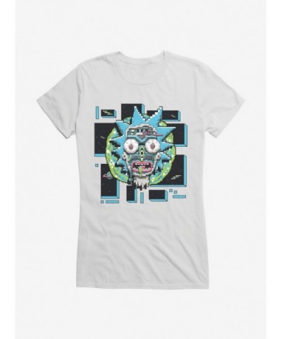 Wholesale Rick And Morty 8-Bit Universe Rick Girls T-Shirt $9.36 T-Shirts