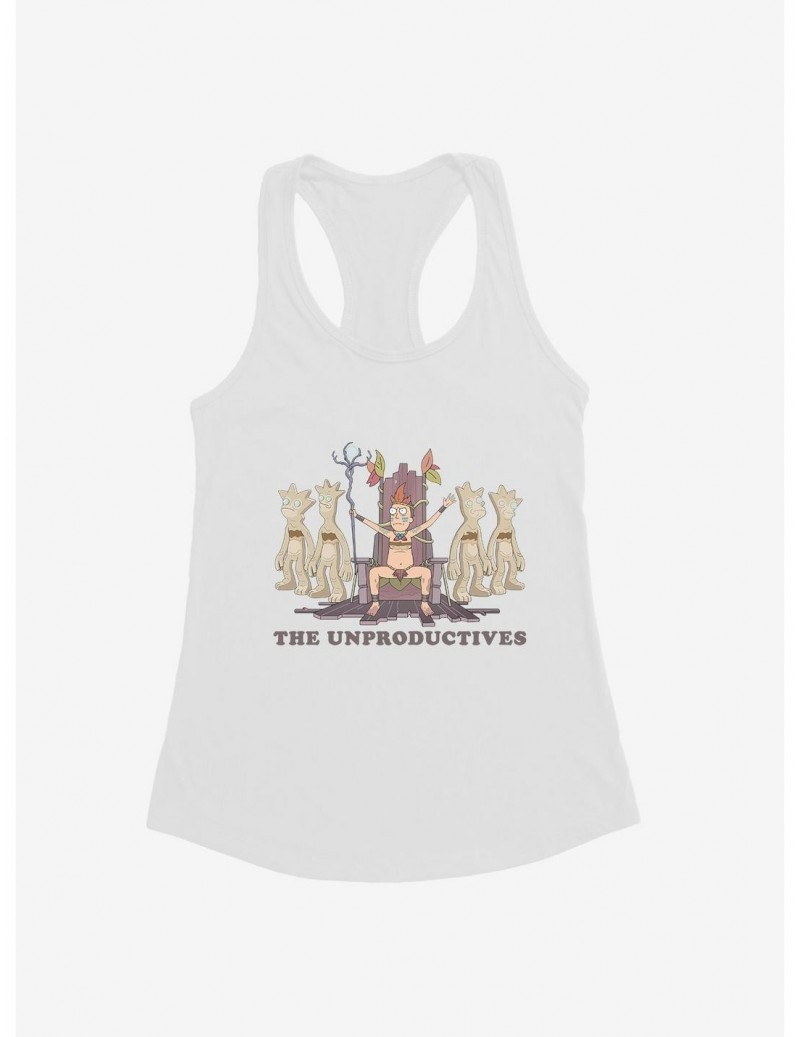 Discount Rick And Morty The Unproductives Gang Girls Tank $5.98 Tanks