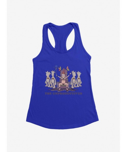 Discount Rick And Morty The Unproductives Gang Girls Tank $5.98 Tanks