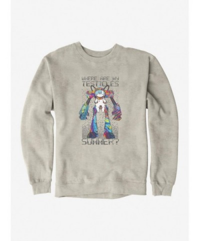 Hot Sale Rick And Morty Exoskeleton Snowball Sweatshirt $13.58 Sweatshirts