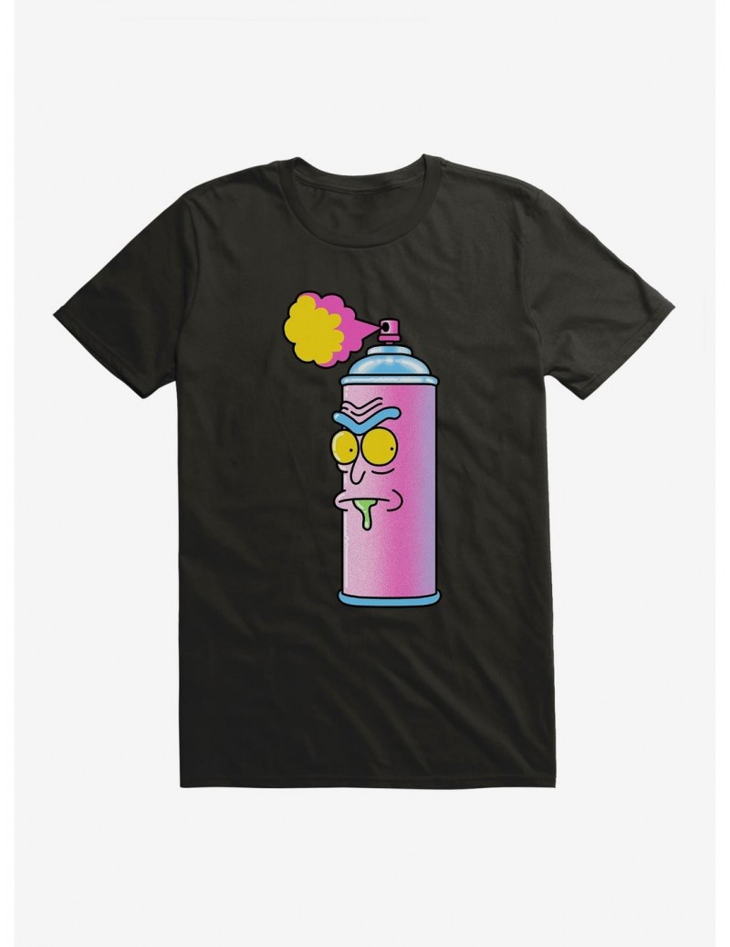 Premium Rick And Morty Spray Can Rick T-Shirt $7.84 T-Shirts