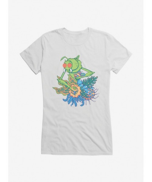 Hot Sale Rick And Morty Gromflomite Girls T-Shirt $8.57 T-Shirts