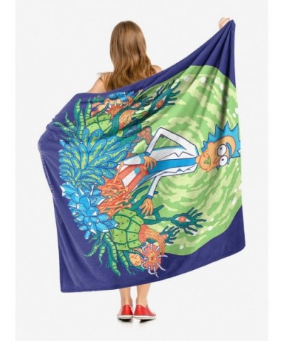 Low Price Rick And Morty Where Is Rick Throw Blanket $26.96 Blankets