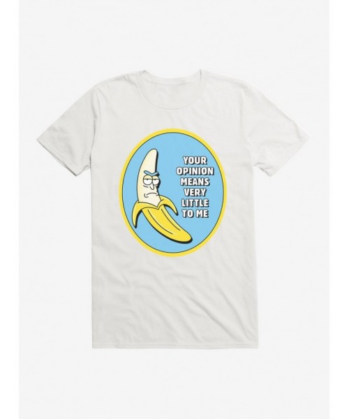 Crazy Deals Rick And Morty Your Opinion Means Little T-Shirt $8.22 T-Shirts