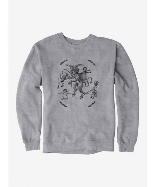 Limited-time Offer Rick And Morty Krampus Sweatshirt $9.15 Sweatshirts