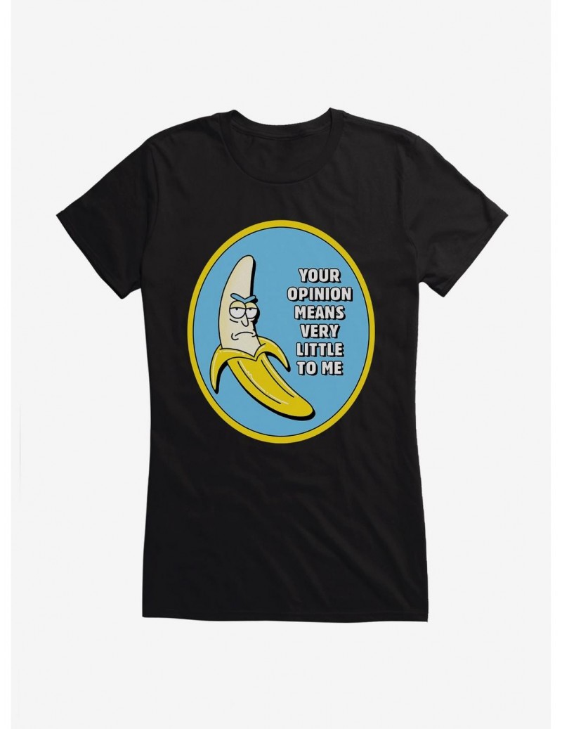 Bestselling Rick And Morty Your Opinion Means Little Girls T-Shirt $6.18 T-Shirts