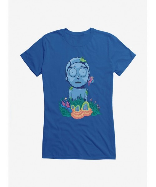 Sale Item Rick And Morty Sculpture Morty Girls T-Shirt $8.37 T-Shirts