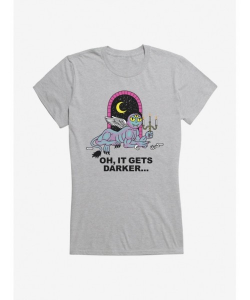 Pre-sale Rick And Morty Getting Darker Girls T-Shirt $8.37 T-Shirts