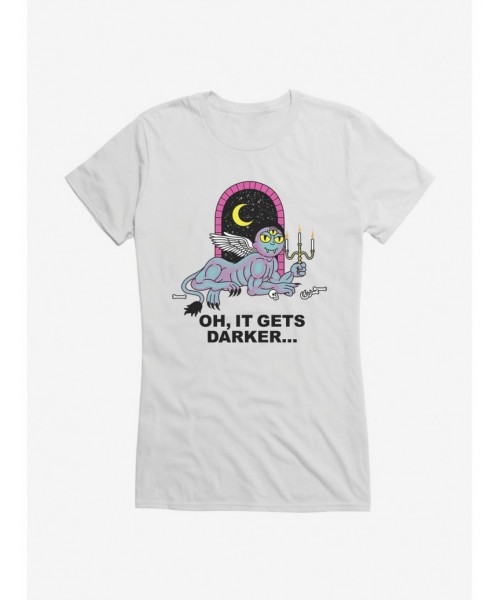 Pre-sale Rick And Morty Getting Darker Girls T-Shirt $8.37 T-Shirts