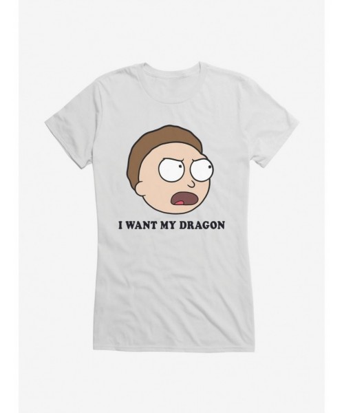 High Quality Rick And Morty Dragon Morty Girls T-Shirt $7.57 T-Shirts