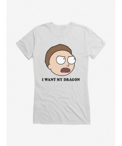 High Quality Rick And Morty Dragon Morty Girls T-Shirt $7.57 T-Shirts