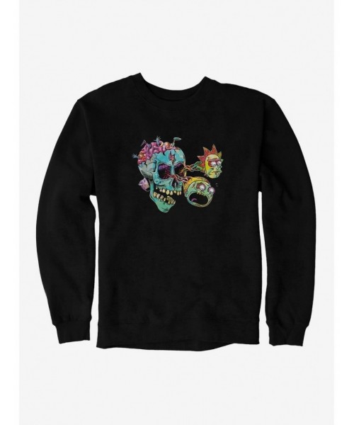 Huge Discount Rick And Morty Eyeball Heads Sweatshirt $9.15 Sweatshirts