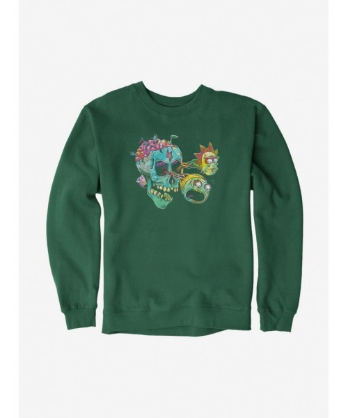 Huge Discount Rick And Morty Eyeball Heads Sweatshirt $9.15 Sweatshirts