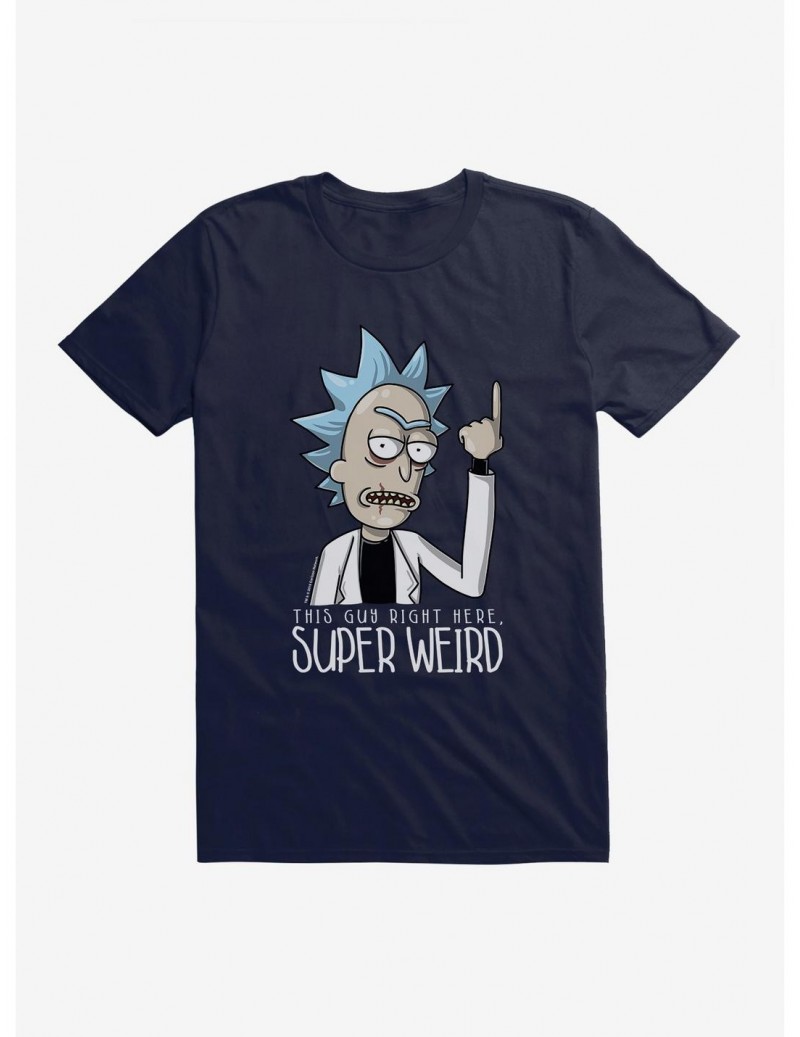 Big Sale Rick And Morty Super Weird T-Shirt $7.84 T-Shirts