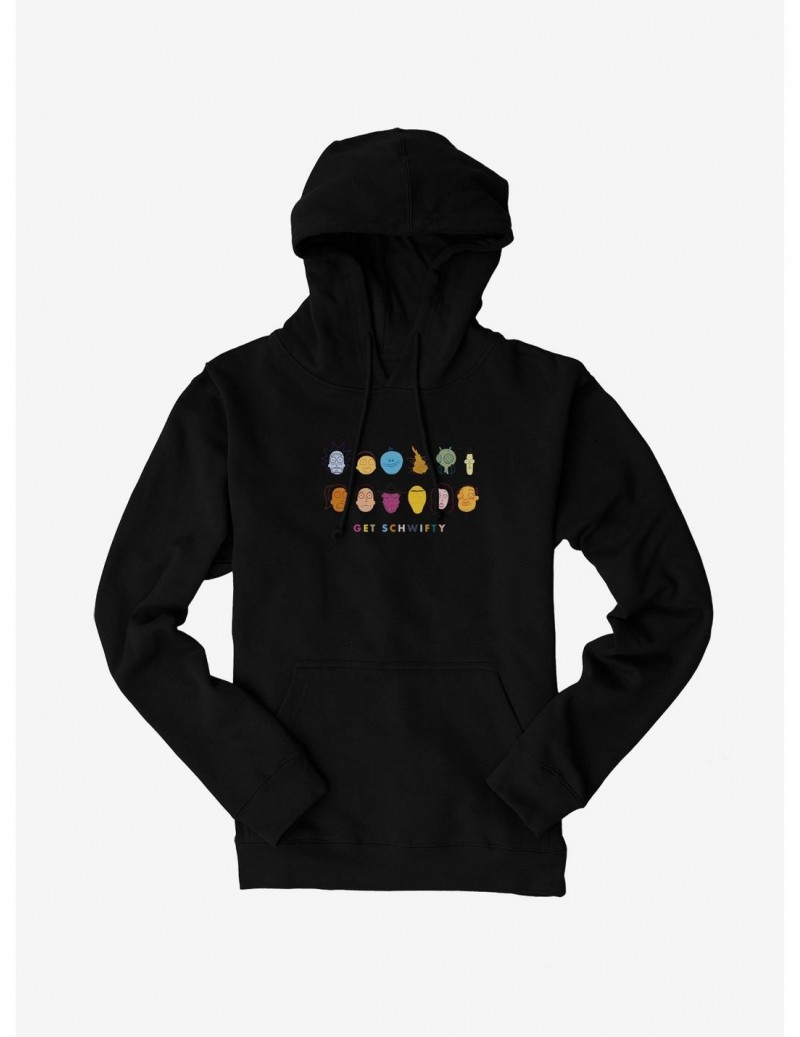 Exclusive Rick And Morty Shwifty Faces Hoodie $11.85 Hoodies