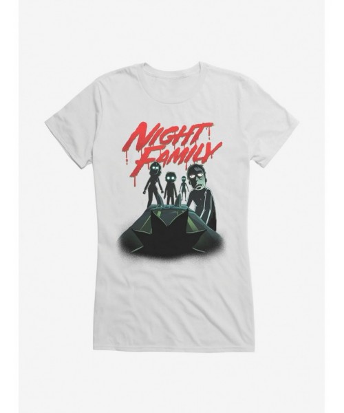 Pre-sale Discount Rick And Morty Night Family Girls T-Shirt $8.57 T-Shirts