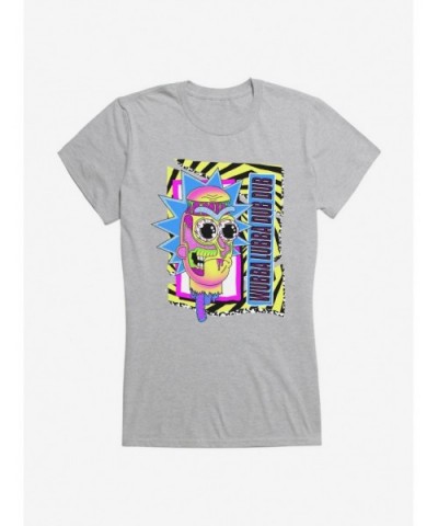 Wholesale Rick And Morty Neon Wubba Lubba Dub Dub Girls T-Shirt $9.16 T-Shirts