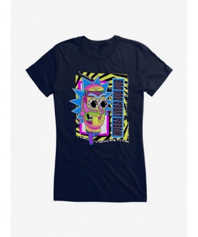 Wholesale Rick And Morty Neon Wubba Lubba Dub Dub Girls T-Shirt $9.16 T-Shirts