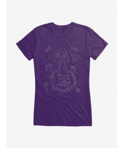 Pre-sale Discount Rick And Morty Spew Morty Girls T-Shirt $7.57 T-Shirts