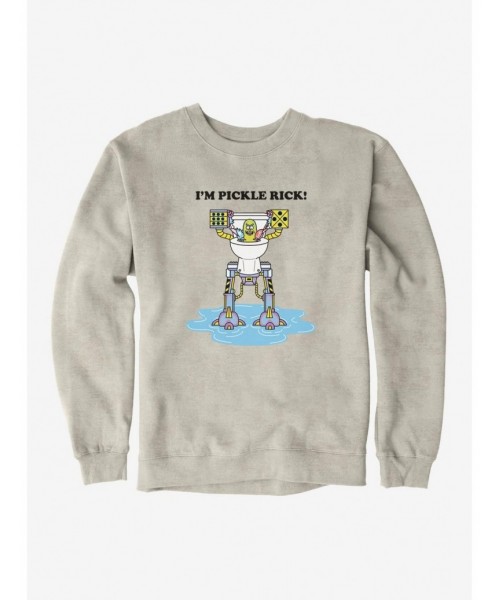 Discount Rick And Morty I'm Pickle Rick Sweatshirt $11.81 Sweatshirts