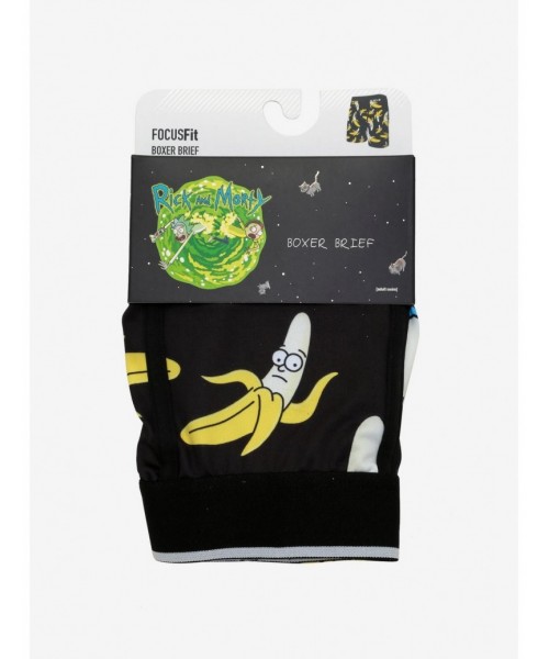Value Item Rick And Morty Bananas Boxer Briefs $4.23 Briefs