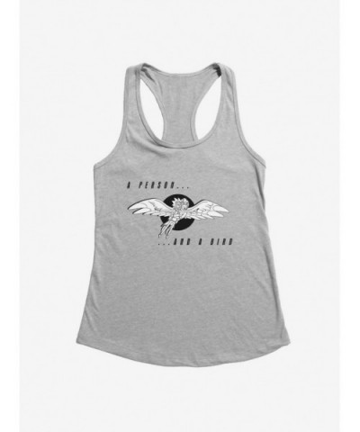 Clearance Rick And Morty A Person And A Bird Girls Tank $6.18 Tanks