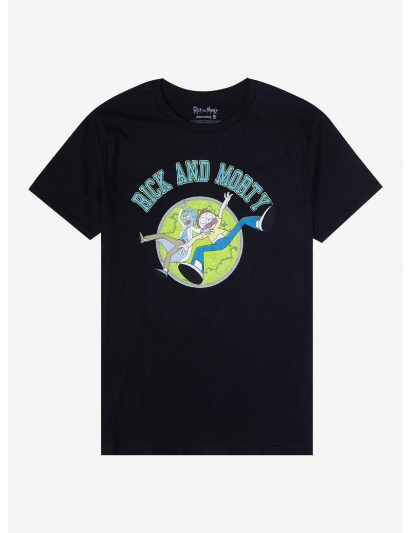 Pre-sale Discount Rick And Morty Portal T-Shirt $6.12 T-Shirts