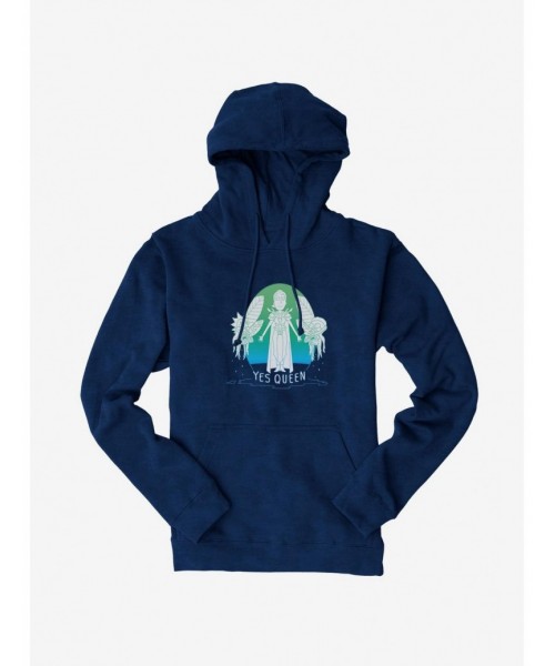 High Quality Rick And Morty Yes Queen Hoodie $16.52 Hoodies